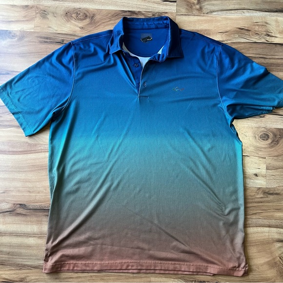 Greg Norman Collection Shirts Greg Norman Shark Golf Polo Mens Size